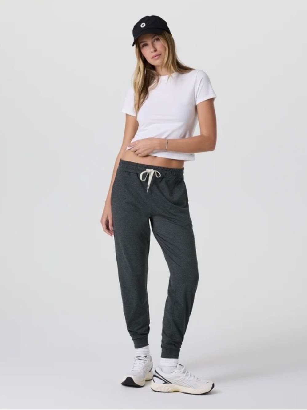 Vuori Performance Jogger Midnight Heather Blue DreamKnit Drawstring Jogger M EUC - Picture 4 of 8